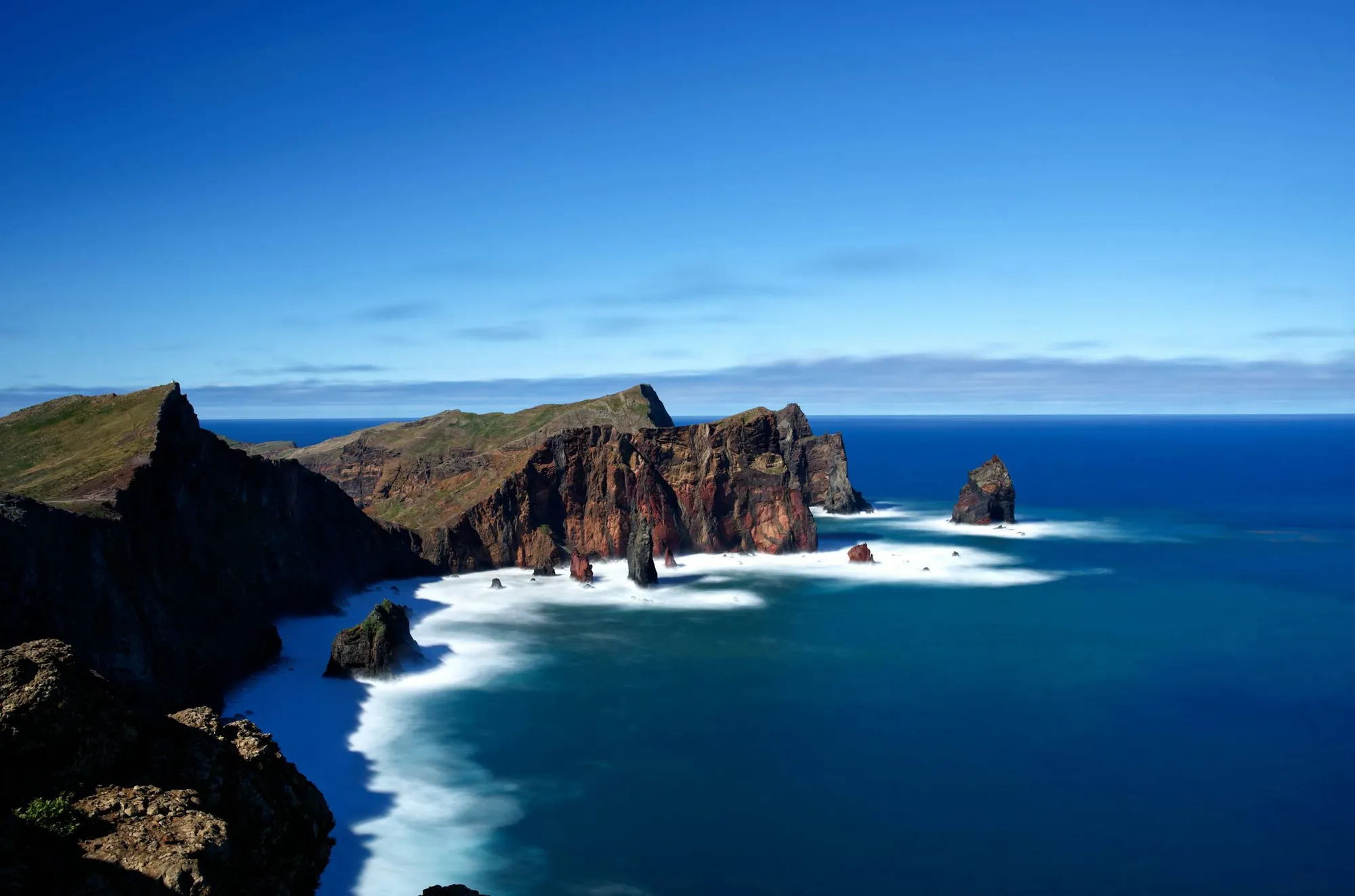 The dramatic Ponta de São Lourenço on the island of Madeira